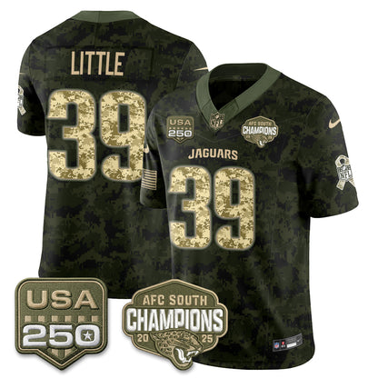 Jacksonville Jaguars 2026 Salute to Service Vapor Jersey - Stitched