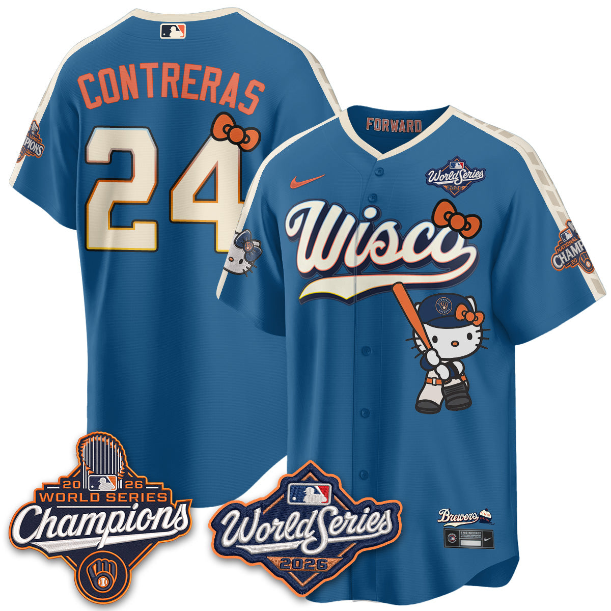 MIL 2026 WS Champions x Meow KT Vapor Jersey - Stitched