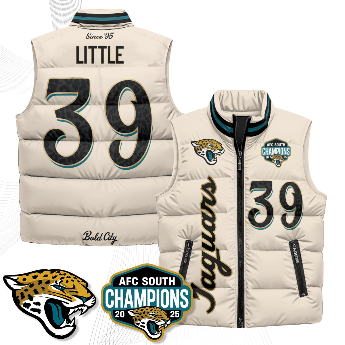 DET 2026 Rivalries Puffer Vest - Printed