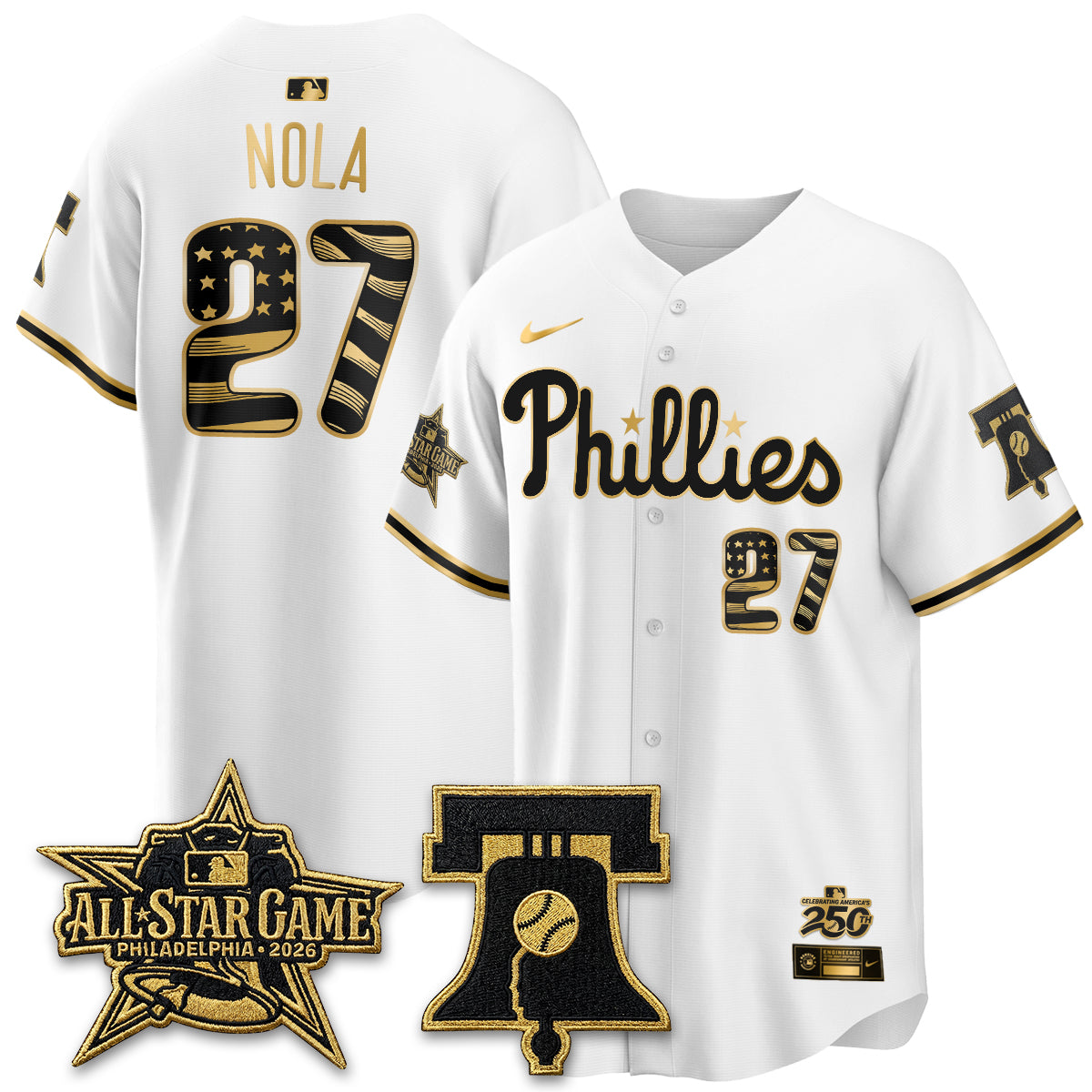 PHI Fourth of July USA Vapor Limited Jersey - Stitched
