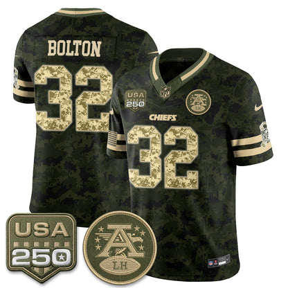 Kansas City Chiefs 2026 Salute to Service Vapor Jersey - Stitched