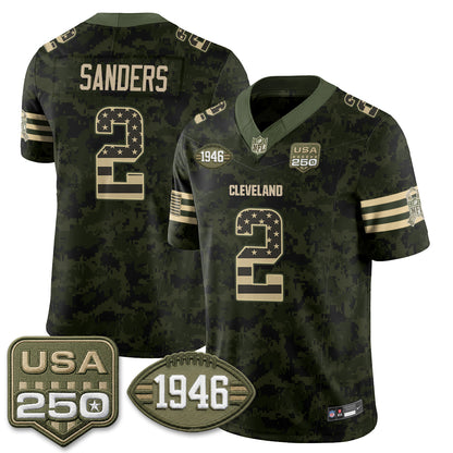 Cleveland Browns 2026 Salute to Service Vapor Jersey - Stitched
