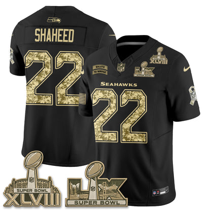 Seattle Seahawks 2026 Salute to Service V2 Vapor Jersey - Stitched