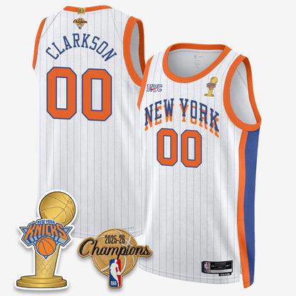 NYK 2026 NBA Champions Gold Edition Vapor Jersey - Stitched n3