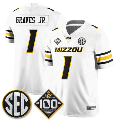 MIZZ 100th Anniversary of Memorial Stadium Vapor Jersey - Stitched