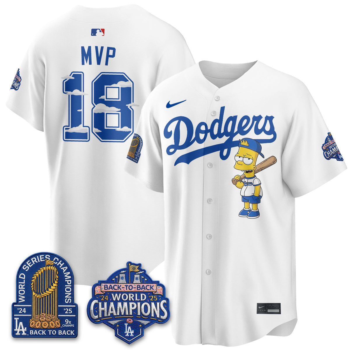 Los Angeles Dodgers x The Yellow Family Edition Vapor Jersey - Printed
