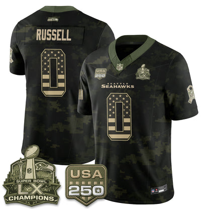 SEA 2026 Salute to Service Edition Vapor Jersey - Stitched n5