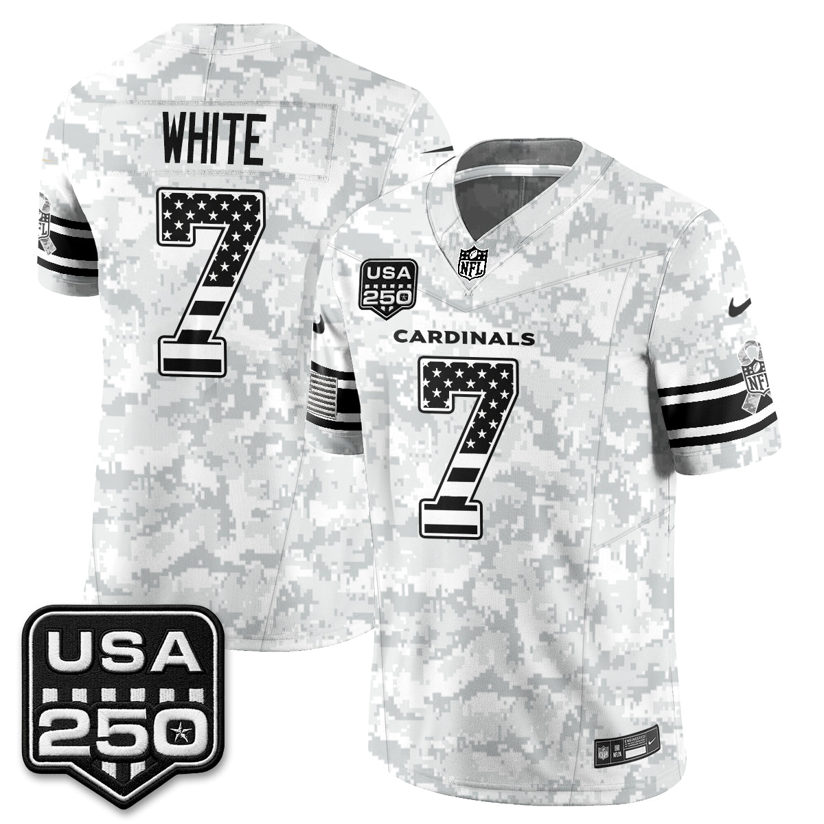 Arizona Cardinals 2026 Salute to Service Vapor Jersey - Stitched