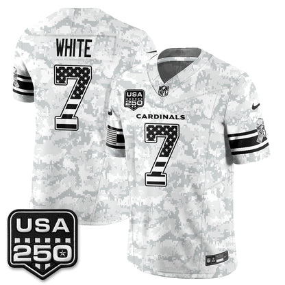Arizona Cardinals 2026 Salute to Service Vapor Jersey - Stitched