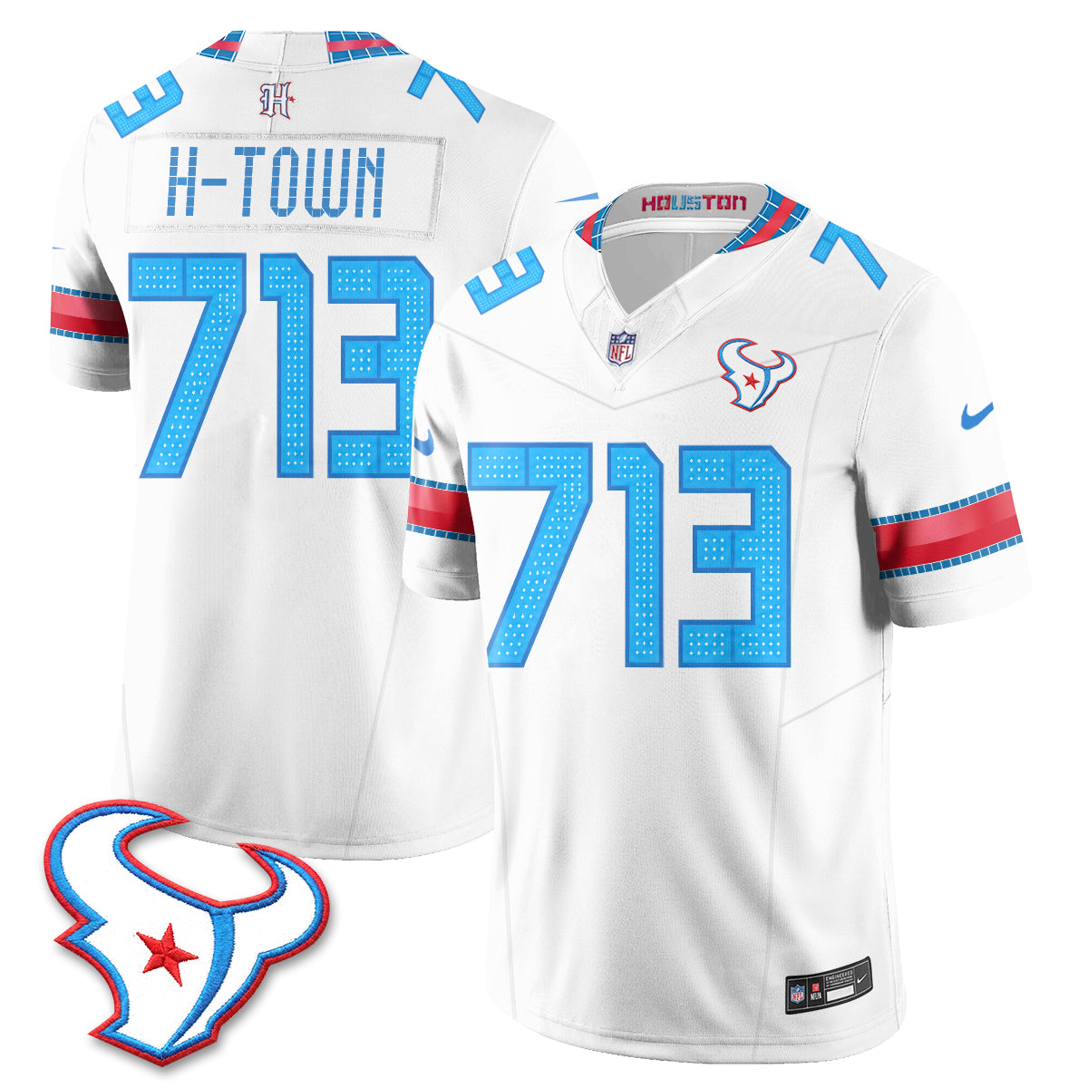 Houston Texans 2026 Rivalries Vapor Jersey - Stitched