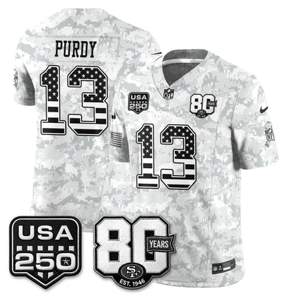 SF 2026 Salute to Service Edition Vapor Jersey - Stitched