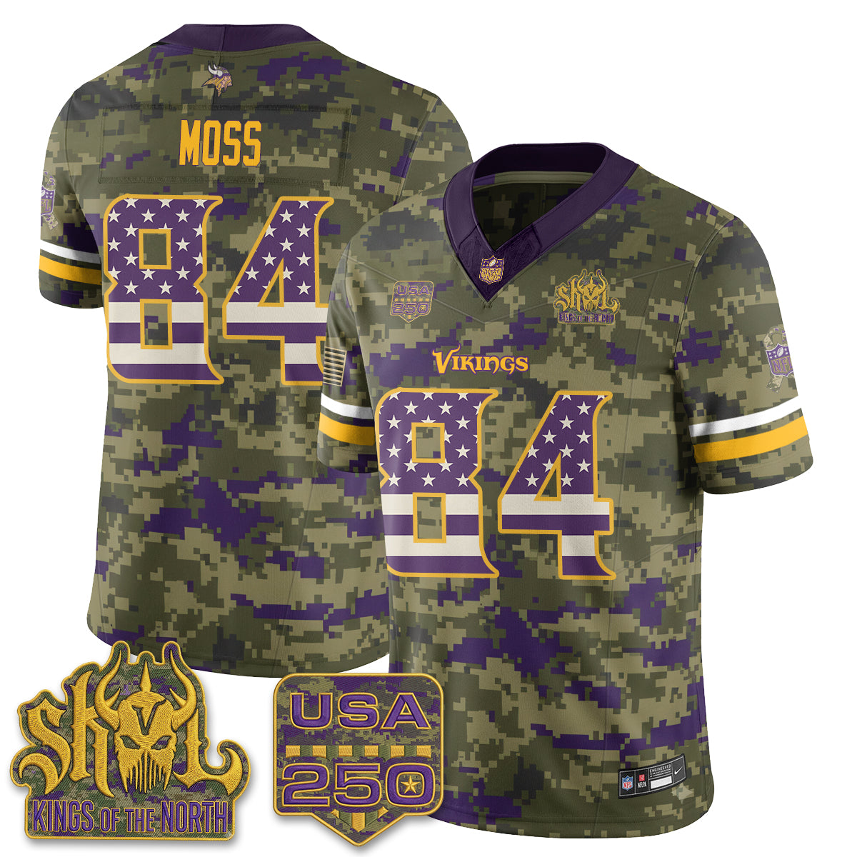 MIN 2026 Salute to Service Edition Vapor Jersey - Stitched