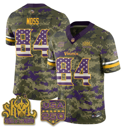MIN 2026 Salute to Service Edition Vapor Jersey - Stitched