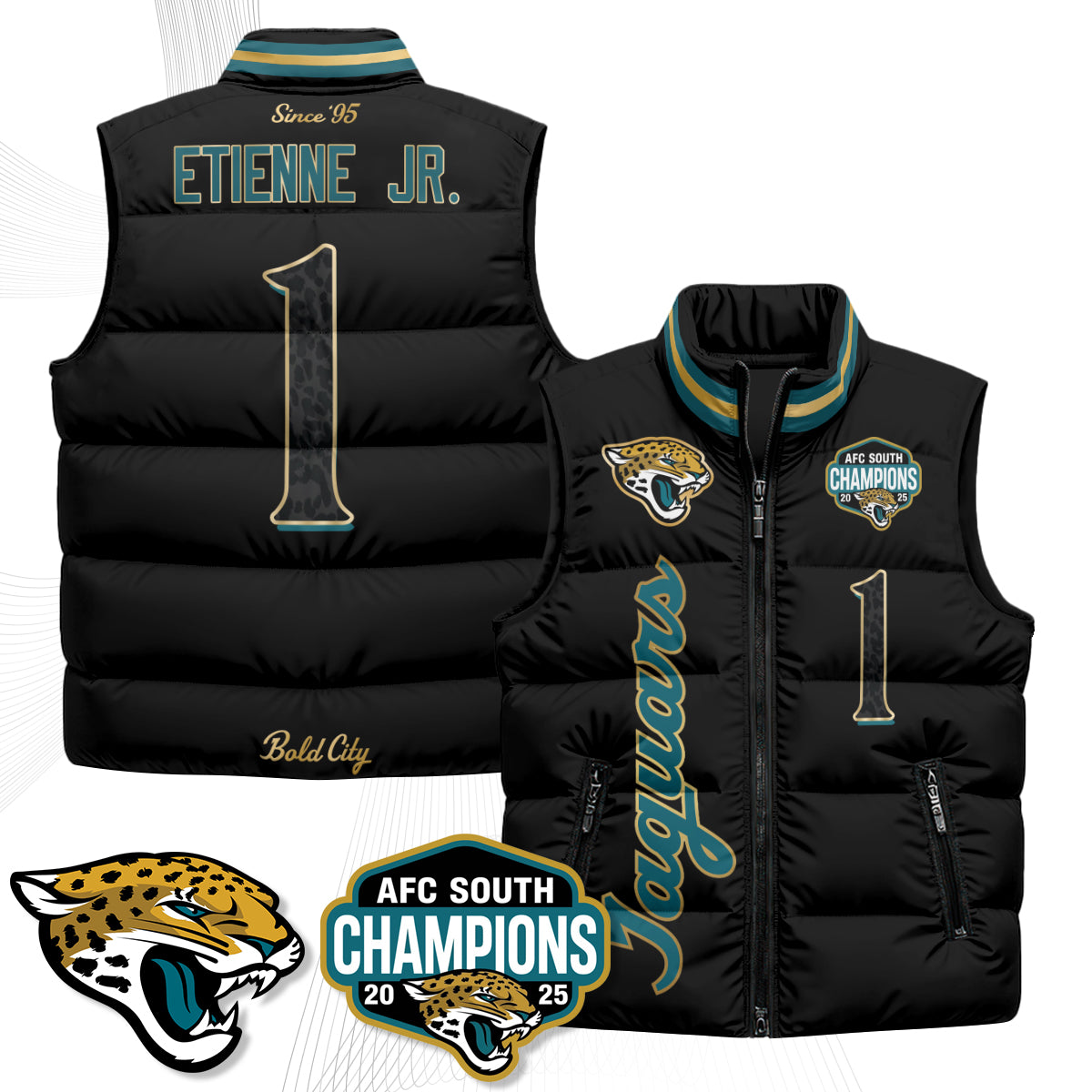 DET 2026 Rivalries Puffer Vest - Printed