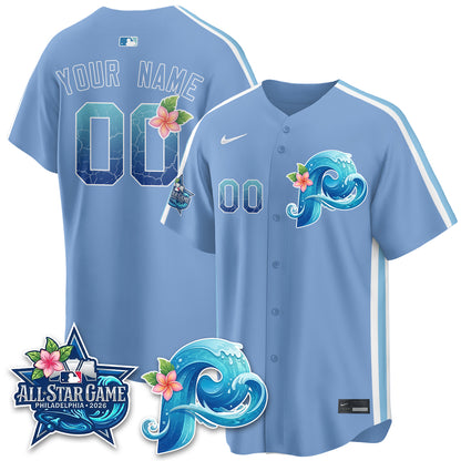 Philadelphia Phillies Aloha Spirit Vapor Limited Custom Jersey - Stitched