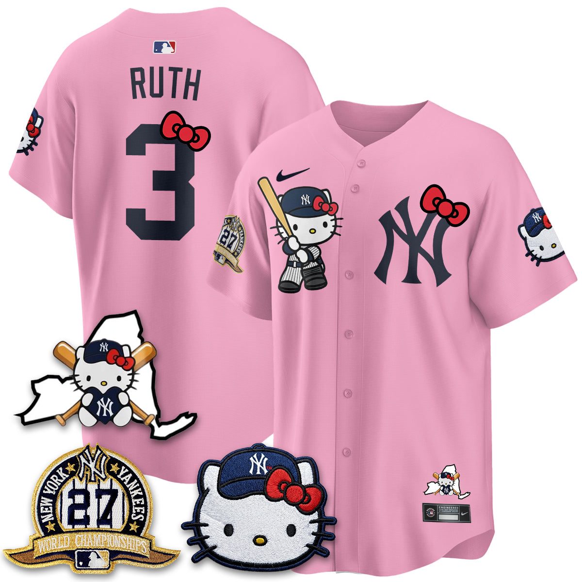 NYY Meow KT 2026 Vapor Limited Jersey - All Stitched