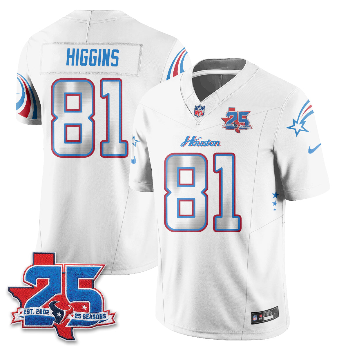 Houston Texans Fan Gear Edition Vapor Jersey (2) - Stitched