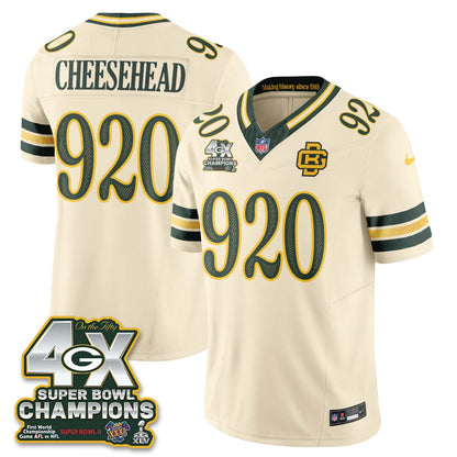 GB 2026 Rivalries 4X Champs Vapor Jersey - Stitched