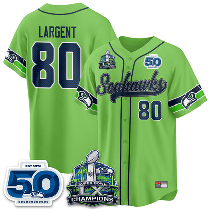 SEA SB LX Champs Vapor Baseball Jersey - Stitch