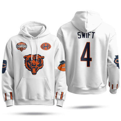 Chicago Bears 2026 Rivalries Fleece Hoodie - Printed