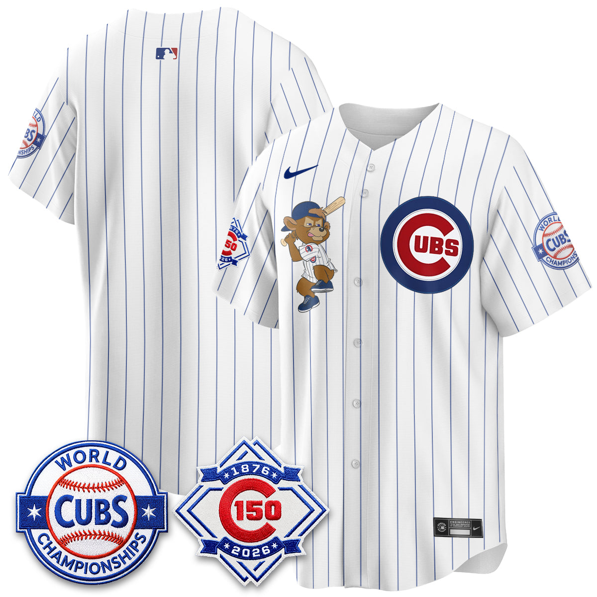 Chicago Cubs Clark Edition Vapor Limited Jersey - Stitched