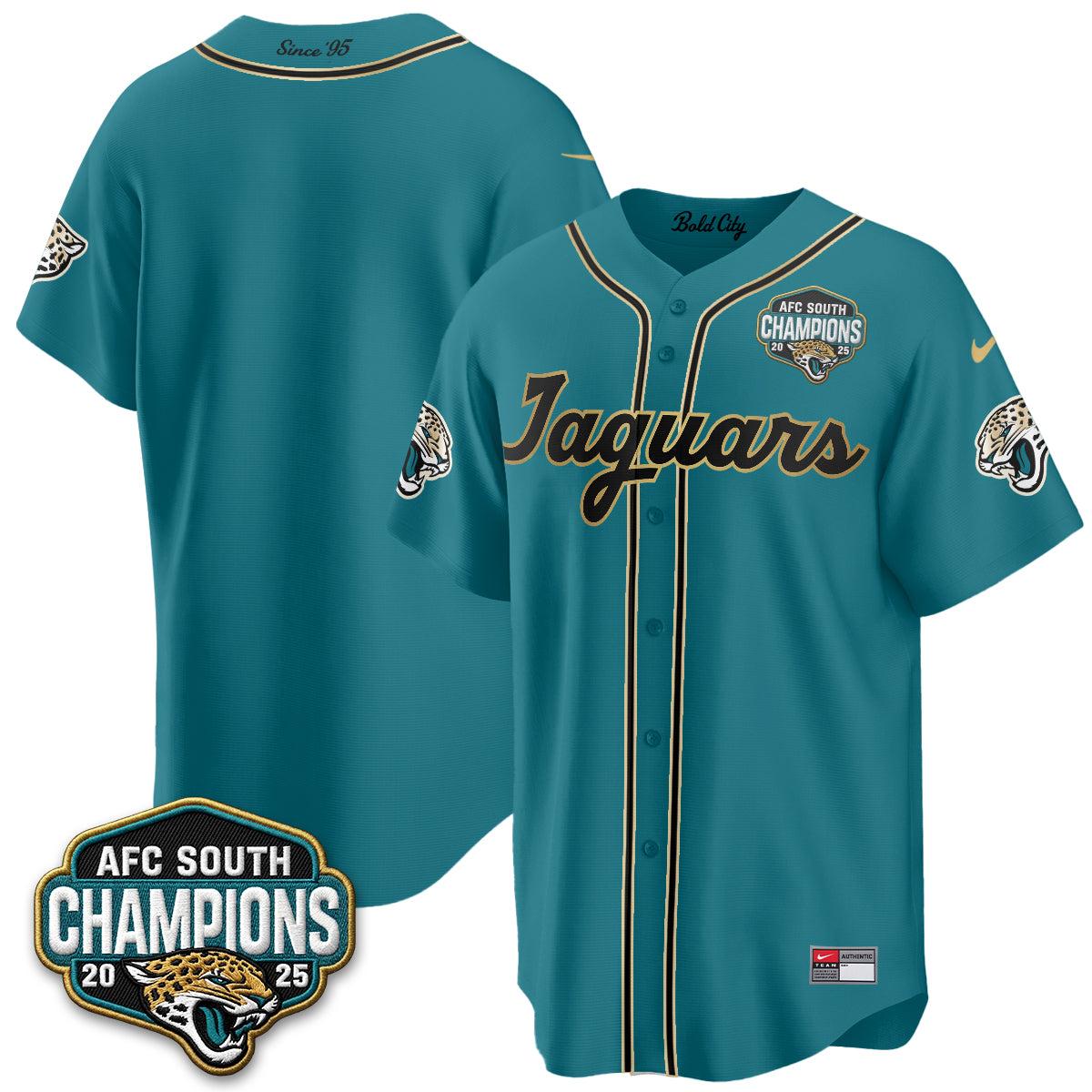 Jacksonville Jaguars 2026 Rivalries Baseball Vapor Jersey - Stitched