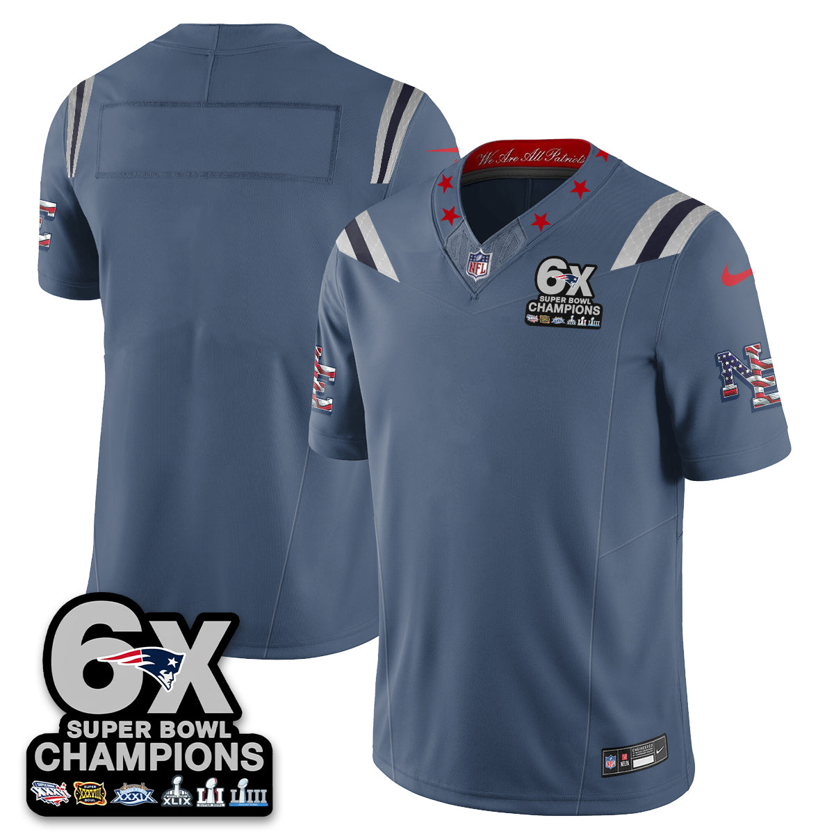 NE America Edition Vapor Jersey V2- Stitched
