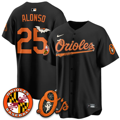 Baltimore Orioles Halloween 2026 Vapor Limited Jersey - Stitched