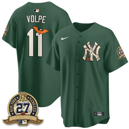 New York Yankees Halloween 2026 Vapor Limited Jersey - Stitched