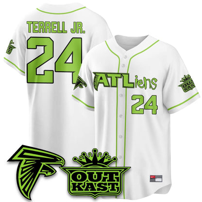 ATL 30th Anniversary ATLiens Baseball Vapor Jersey - Stitched