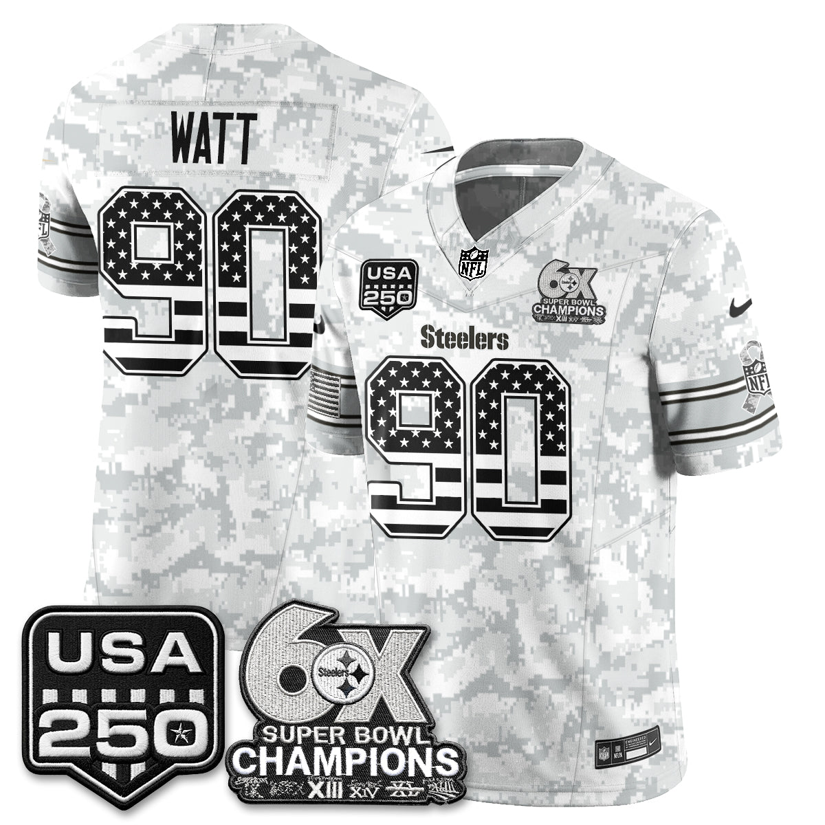 Pittsburgh Steelers 2026 Salute to Service Edition Vapor Jersey - Stitched