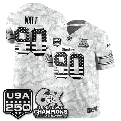 Pittsburgh Steelers 2026 Salute to Service Edition Vapor Jersey - Stitched