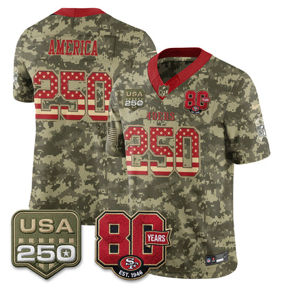 SF 2026 Salute to Service Edition Vapor Jersey - Stitched