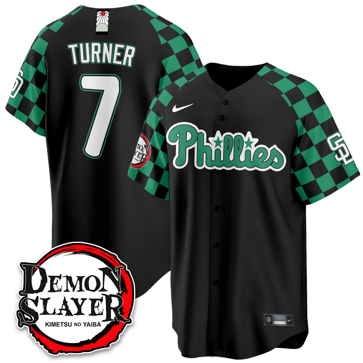 Philadelphia Phillies Demon Slayer Vapor Limited Jersey - Stitched