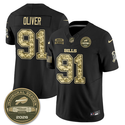Buffalo Bills 2026 Salute to Service Edition Vapor Jersey V2- Stitched