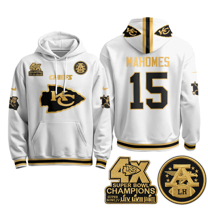KC 4X Champs Gold Edition Fleece Hoodie - Printed