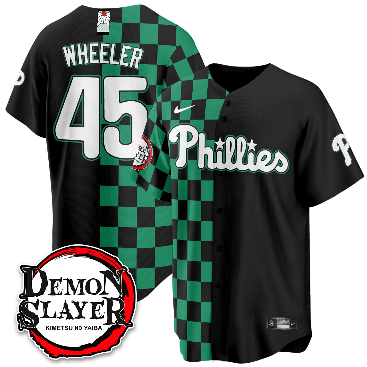 Philadelphia Phillies Demon Slayer Vapor Limited Jersey - Stitched