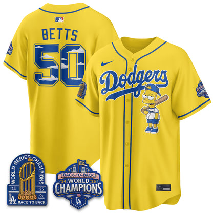 Los Angeles Dodgers x The Yellow Family Edition Vapor Jersey - Printed