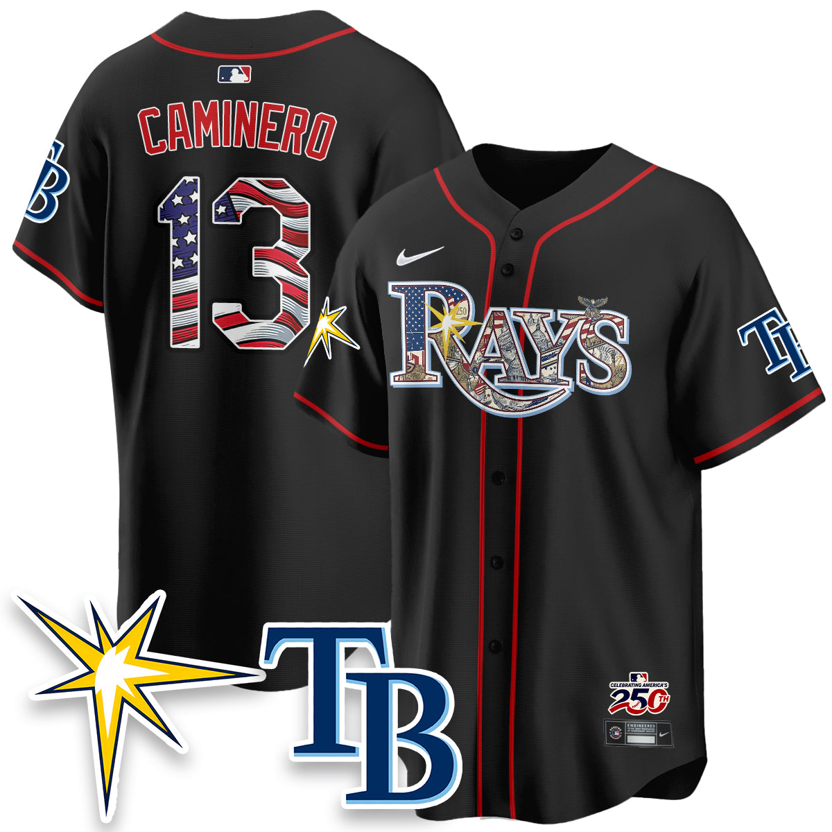 TB Independence Day USA 2026 Vapor Limited Jersey - Stitched