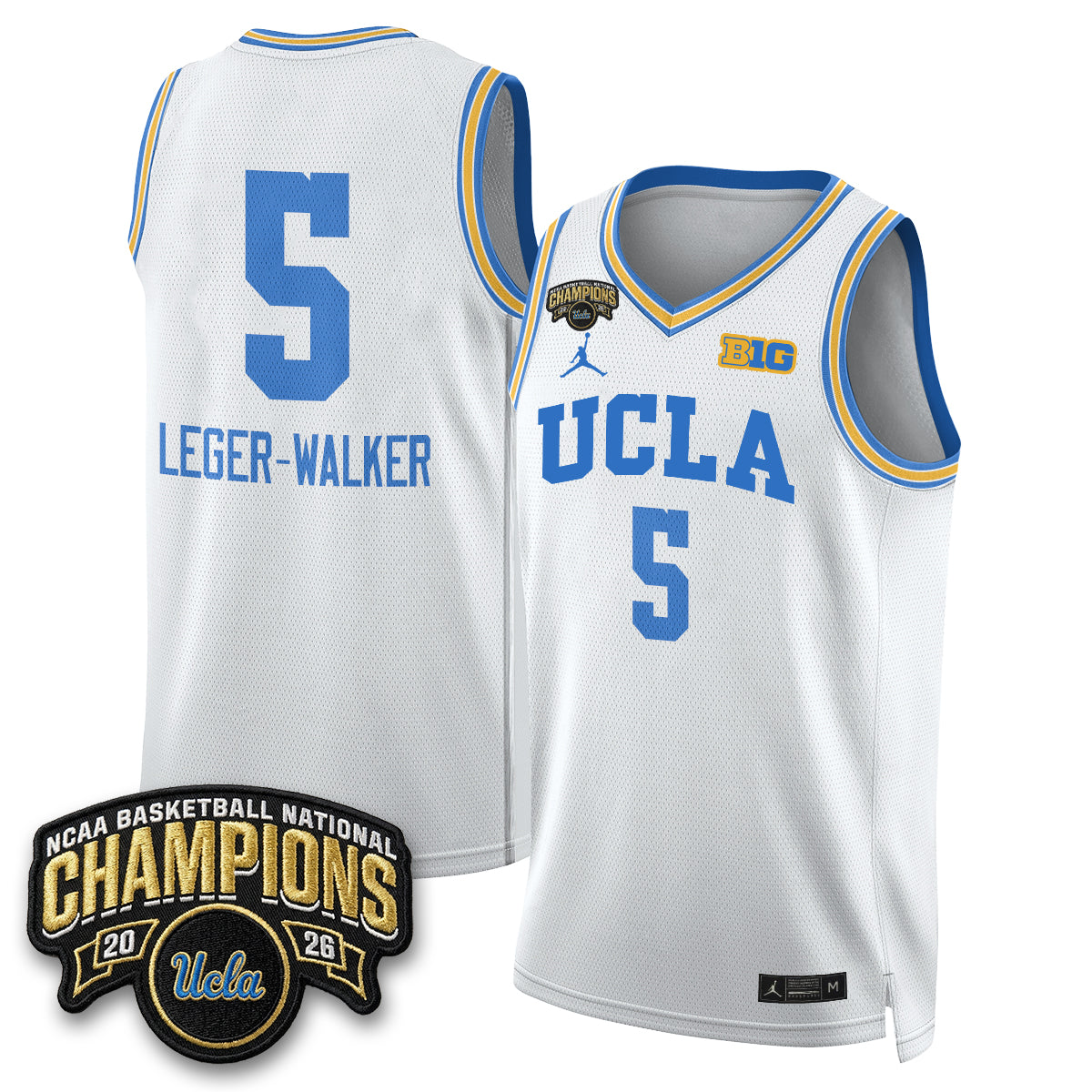 UCLA Women's Basketball Champion 2026 Limited Jersey -  All Stitched