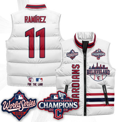 CLE 2026 AL Champions Puffer Vest - Printed