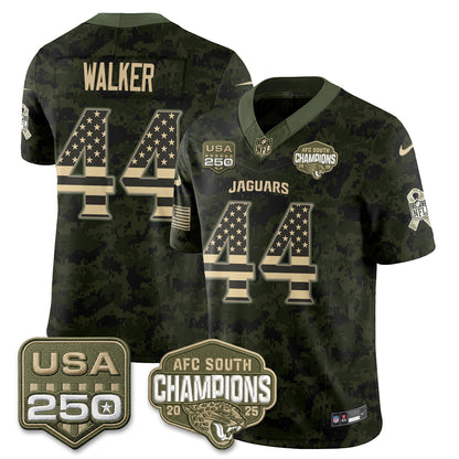 Jacksonville Jaguars 2026 Salute to Service Vapor Jersey - Stitched