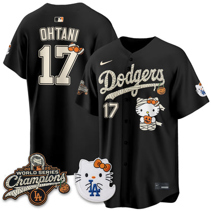 Los Angeles Dodgers Halloween 2026 Vapor Jersey V2- Stitched