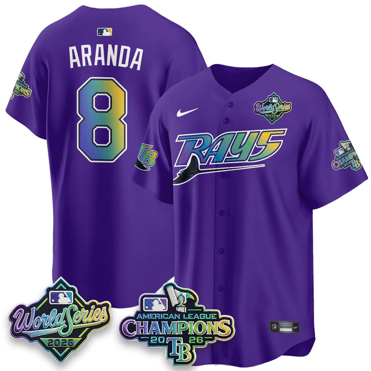 TB 2026 AL Champions Limited Vapor Jersey - Stitched