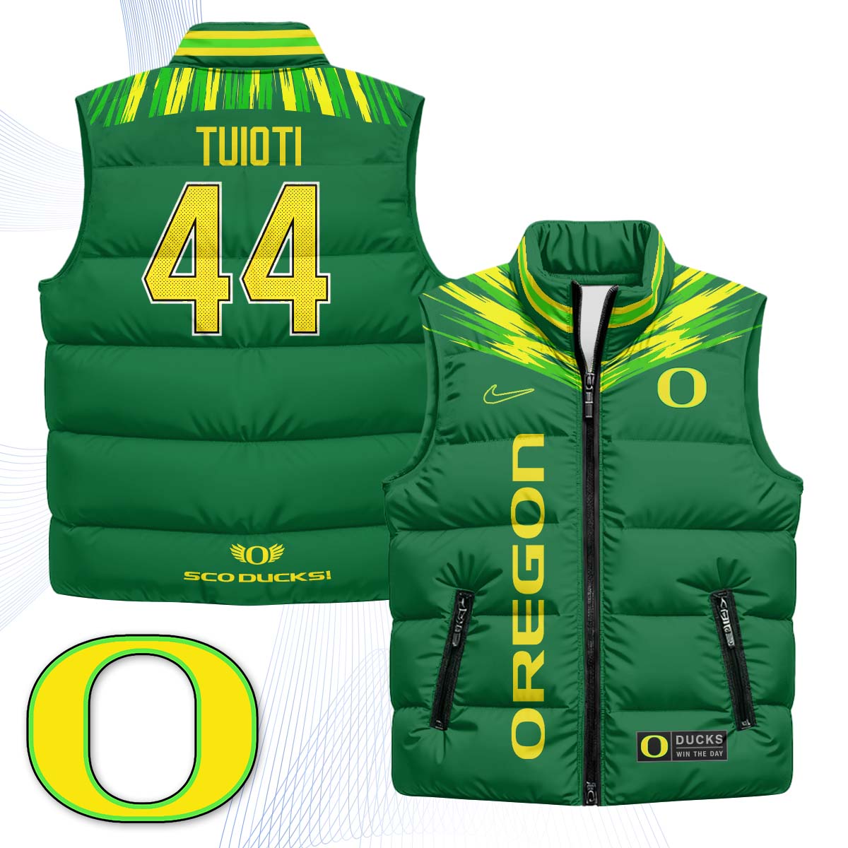 ORE "Origin of Speed" Puffer Vest - Printed