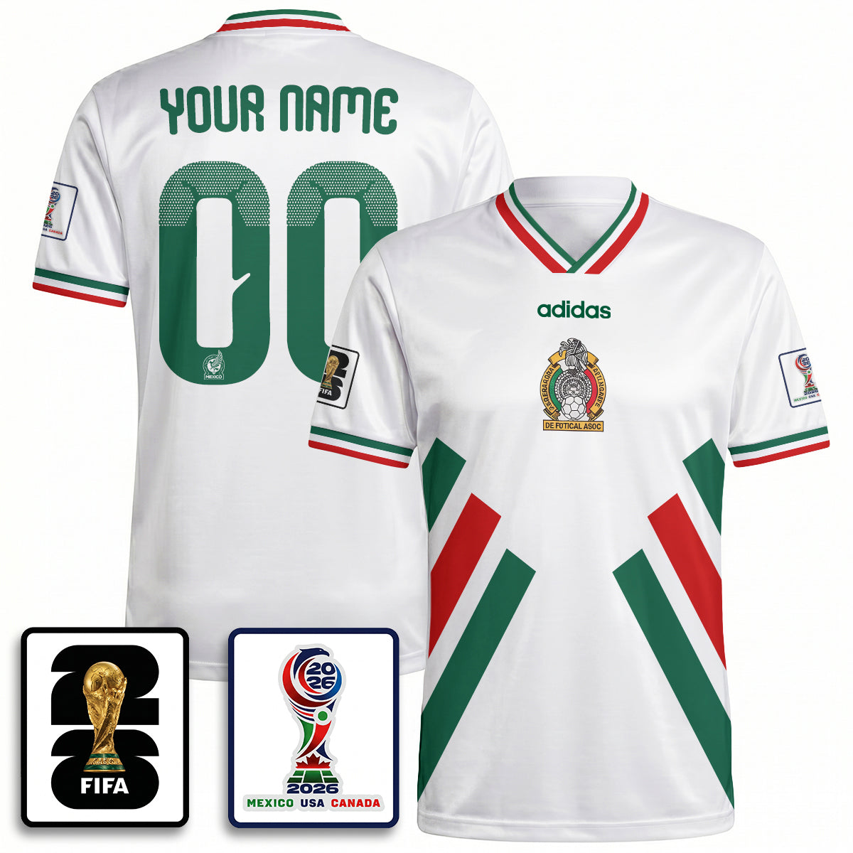 Mexico WC 2026 Fan Gear Version Custom Jersey - Printed