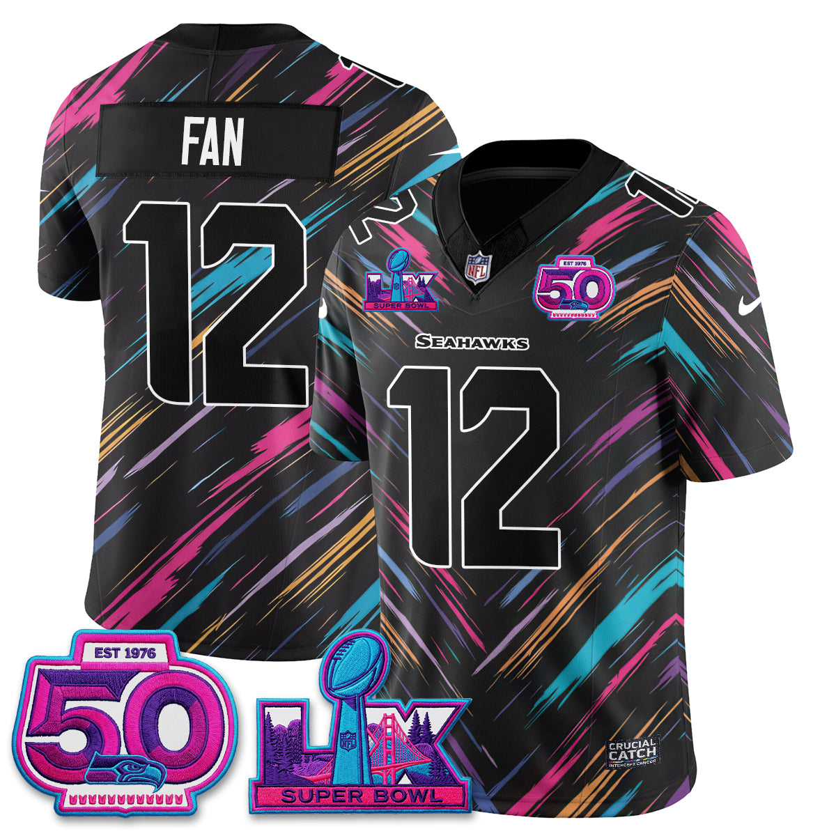 SEA Intercept Cancer 2026 Edition Jersey - Stitched