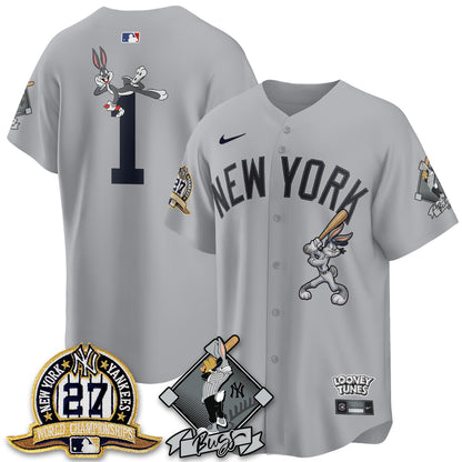 New York Yankees Bunny Vapor Limited Jersey V2- Stitched