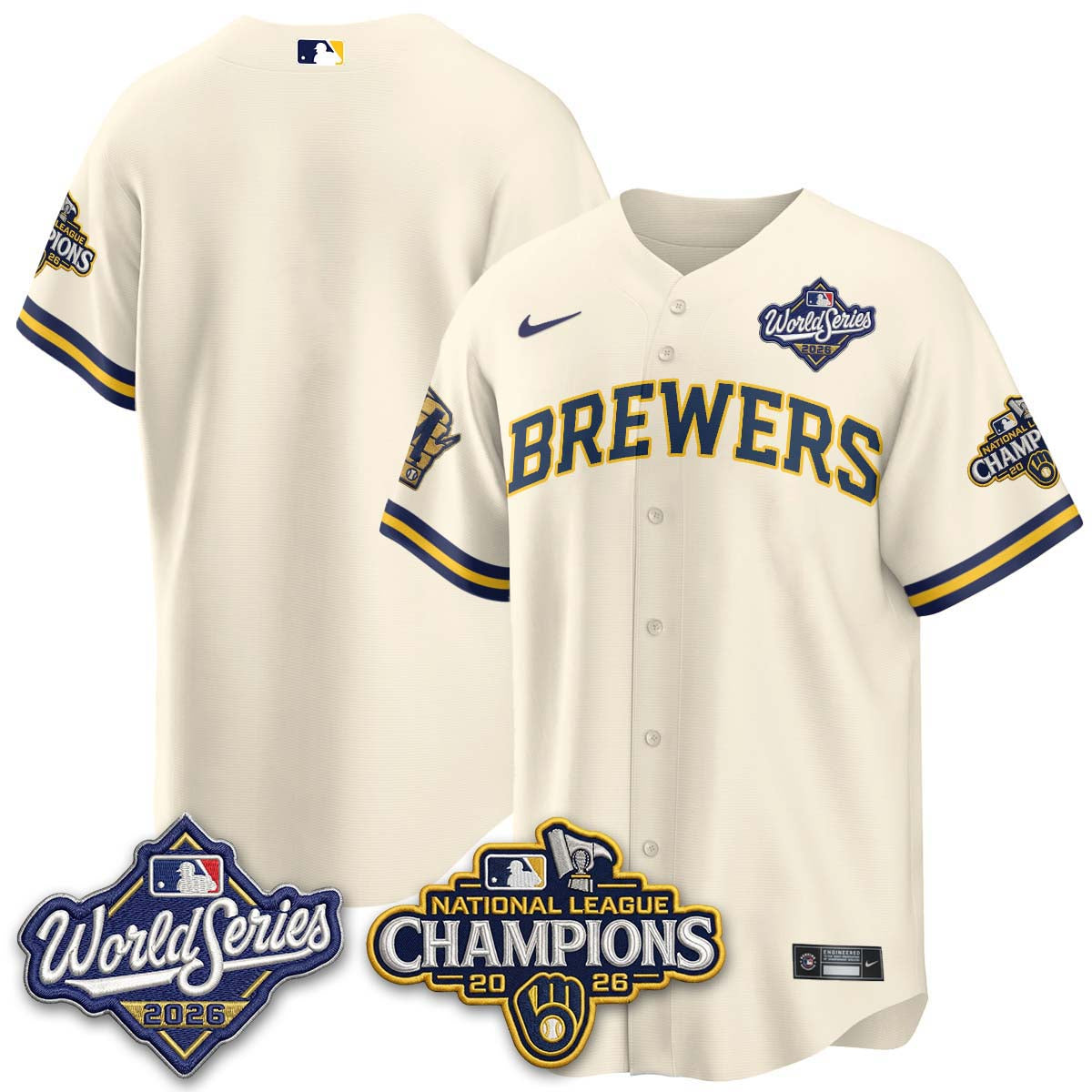 MIL 2026 NL Champions Vapor Jersey - Stitched n1