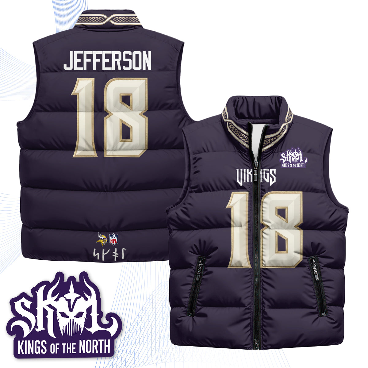 MIN 2026 Rivalries Puffer Vest - Printed